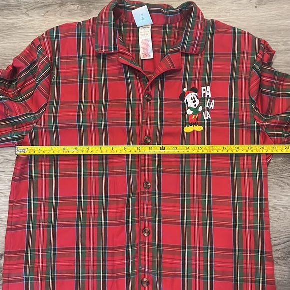 Disney Store Red Plaid Christmas Pyjamas - Picture 5 of 10